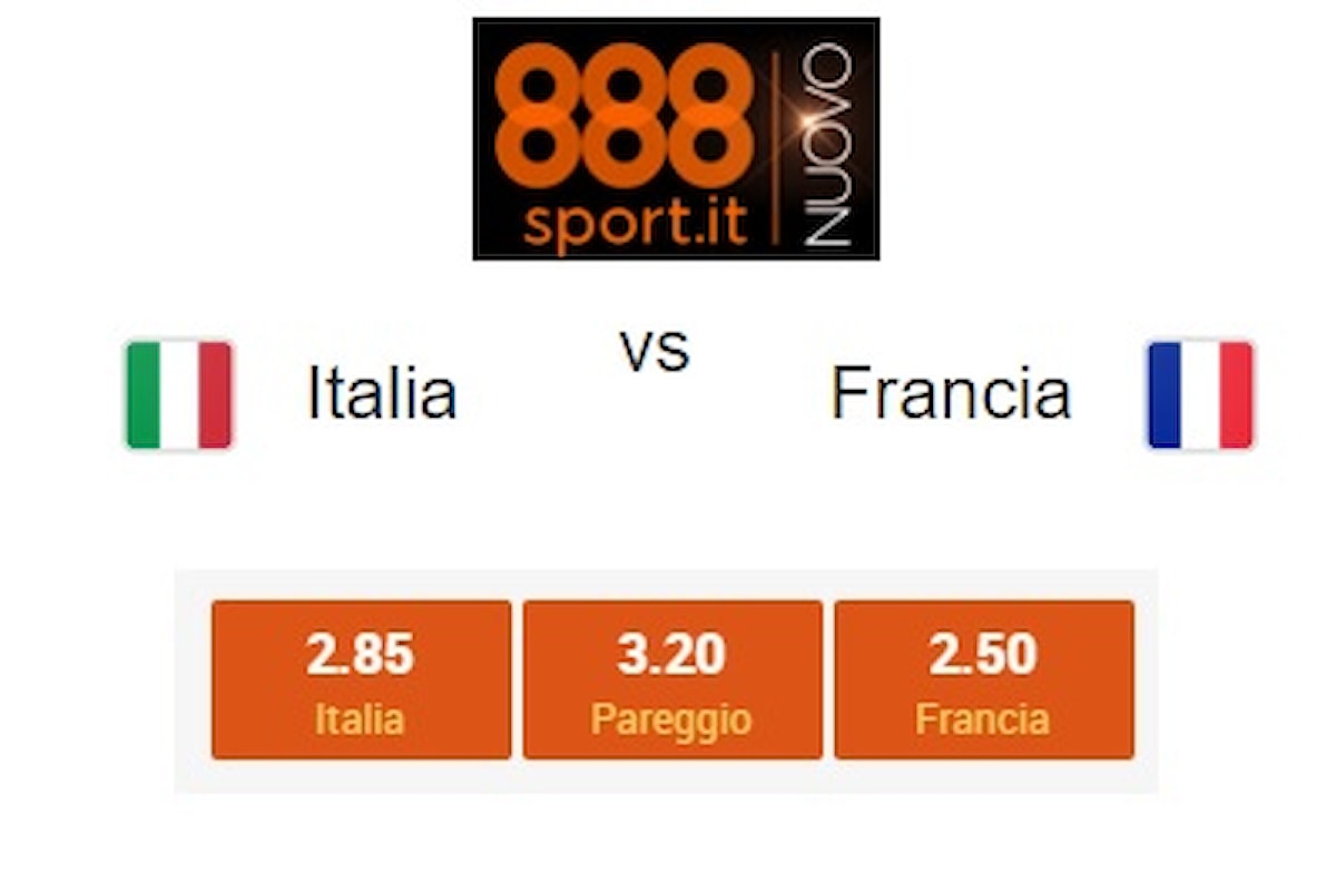 Italia-Francia: Bari “portafortuna”, prima vittoria Ventura a 2,85