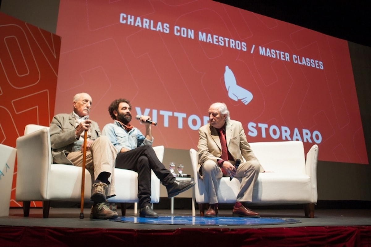 Il Maestro della fotografia cinematografica Vittorio Storaro affascina il pubblico del Festival di Mar del Plata