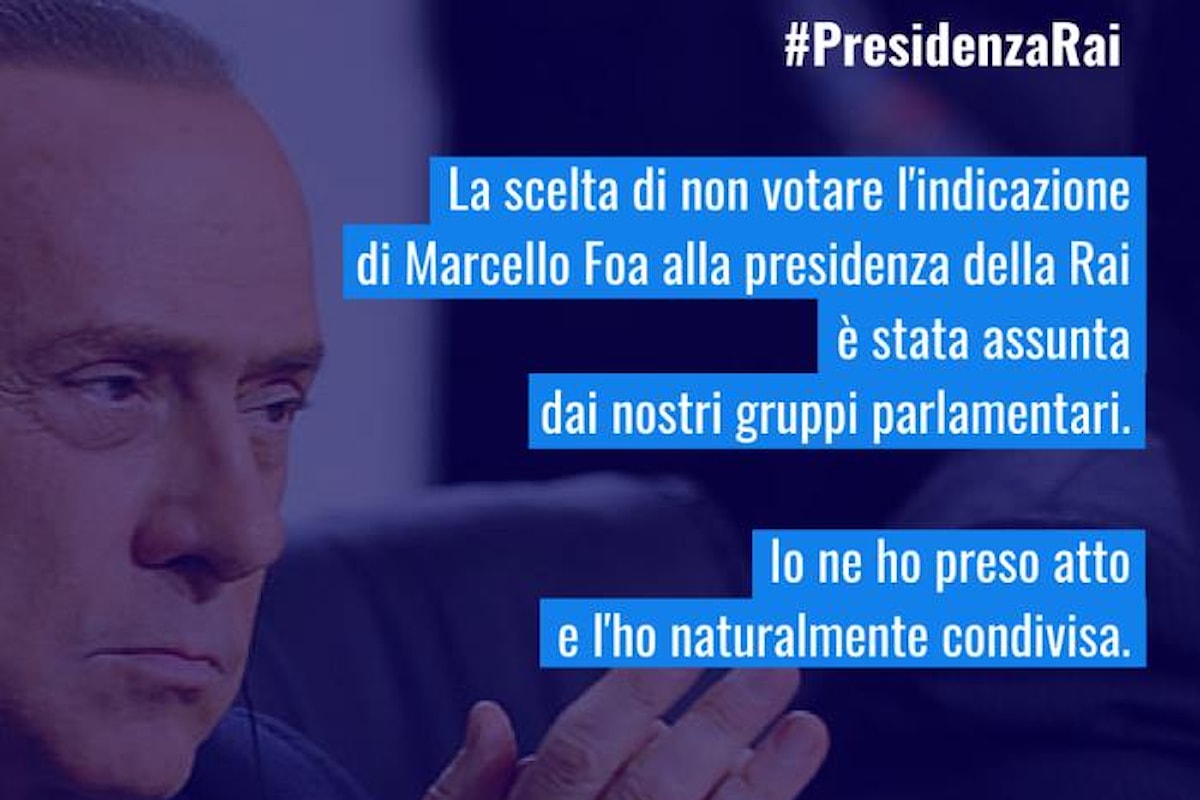 Tra Berlusconi e Salvini non c'è accordo sulla presidenza Rai